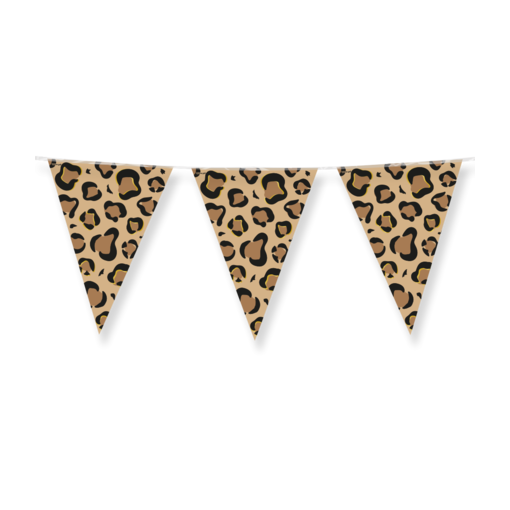 Luipaardprint Vlaggenlijn (10m)