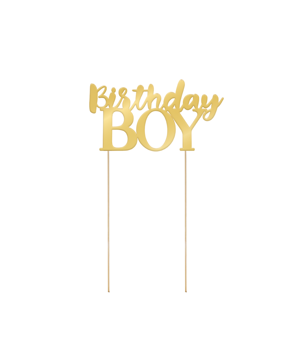 Cake topper - Birthday boy