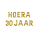 Set Folie Ballonnen - Hoera 30 Jaar Goud