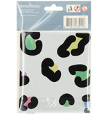 Folieballon Cijfer 1 Wit Met Panterprint (86cm)