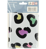 Folieballon Cijfer 7 Wit Met Panterprint  (86cm)