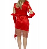 Jaren 20 kostuum rood de luxe