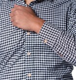 Trachtenhemd Leopold Zwart Geblokt