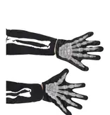 Korte Handschoenen Skelet Kind