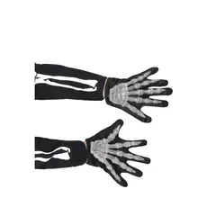 Korte Handschoenen Skelet Kind