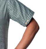 Trachtenhemd Korte Mouw Leopold Groen Geblokt