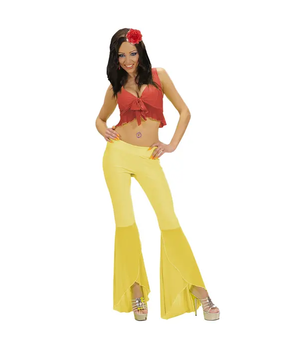 Rode Roos Haarclip met glitters