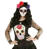 Rode Roos Haarclip met glitters