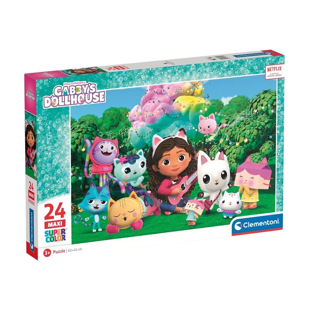 Gabby&apos;s Poppenhuis Clementoni Puzzel Maxi 24 stukjes afbeelding
