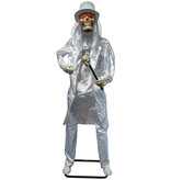 Witte Doodsgraver Halloween 185cm