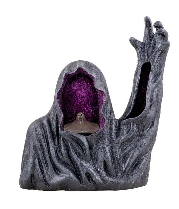 Griezelige Heks Deco met Rook en Gekleurd licht