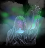 Griezelige Heks Deco met Rook en Gekleurd licht