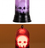 Halloween Deco Doodshoofd in Kandelaar + licht