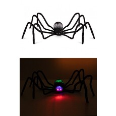 Mega Spin Zwart met licht in ogen (125cm)