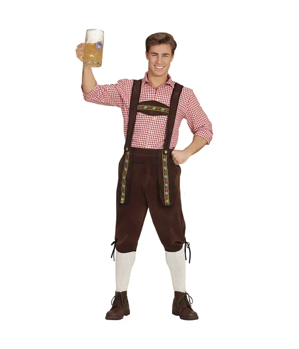 Beierse Lederhose Bruin Man