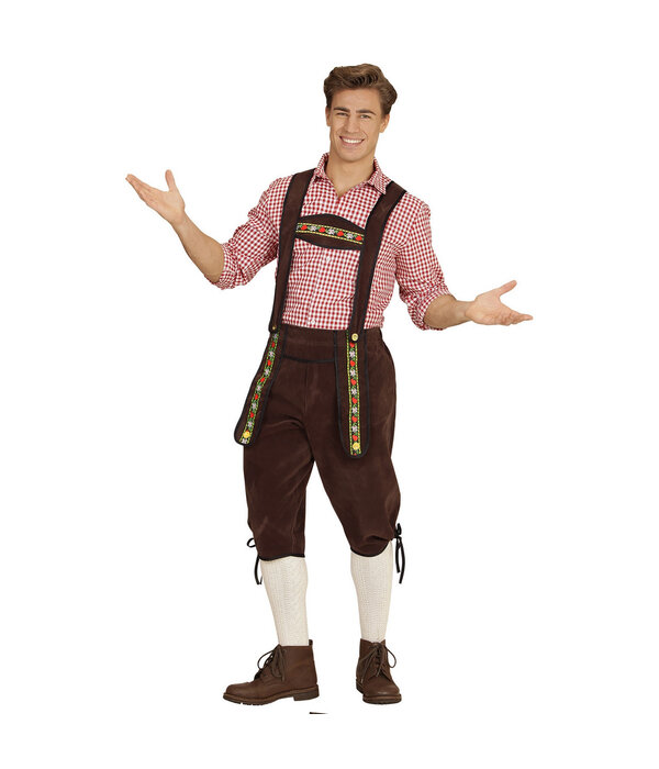 Beierse Lederhose Bruin Man