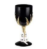 Gothic Wijnglas zwart