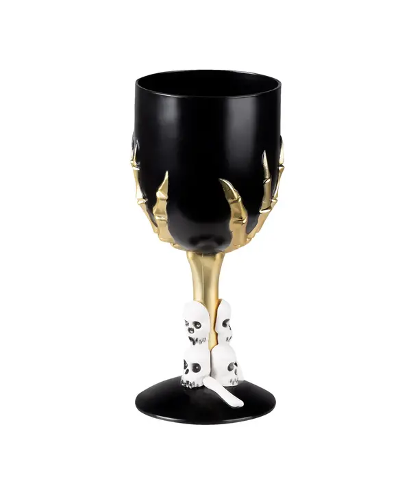 Gothic Wijnglas zwart