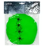 Spinrag 60gr lichtgroen met spinnen