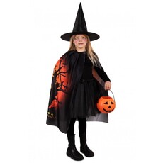Spooky Halloween Cape Kind met Hoed