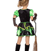 Jurkje Heks Groen Kind Kort Luxe