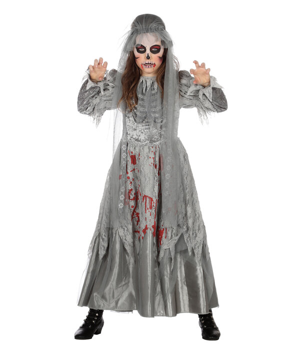 Bruidsjurk Halloween Skelet Kind