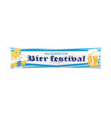 Oktoberfest Bierpullen Spandoek - 180x40cm