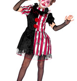 Duistere Clown Jurkje Kort Halloween Kind