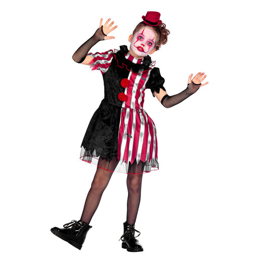 Duistere Clown Jurkje Kort Halloween Kind