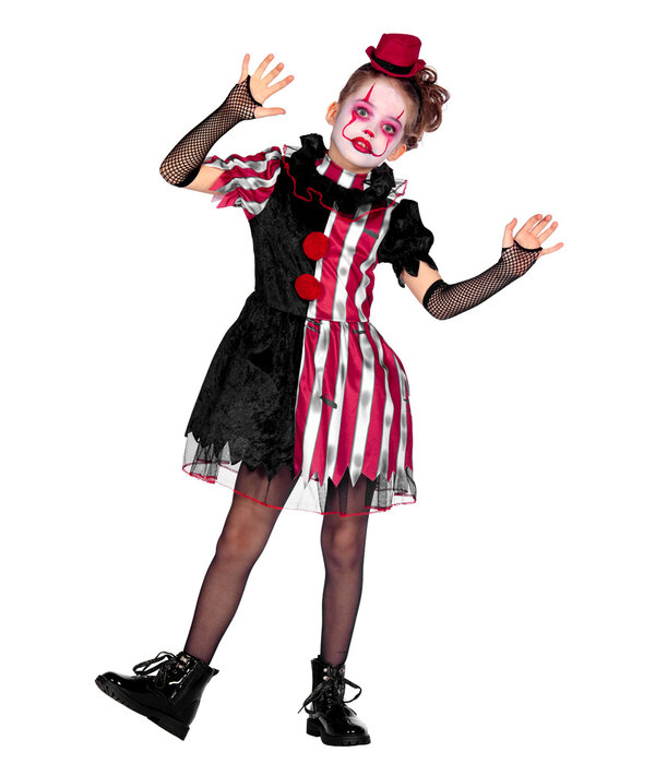 Duistere Clown Jurkje Kort Halloween Kind