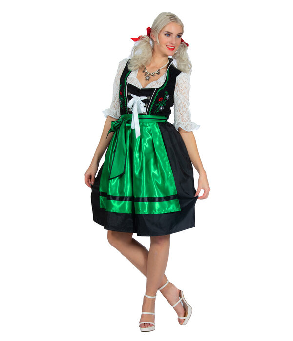 Dirndl Jurk Eefje Groen Premium