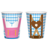 Oktoberfest Bekers Cartoon (8st)