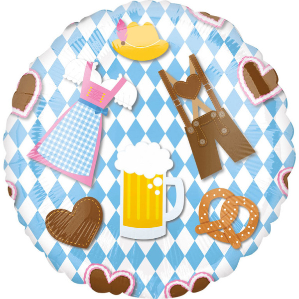 Oktoberfest Folieballon Cartoon (43cm)