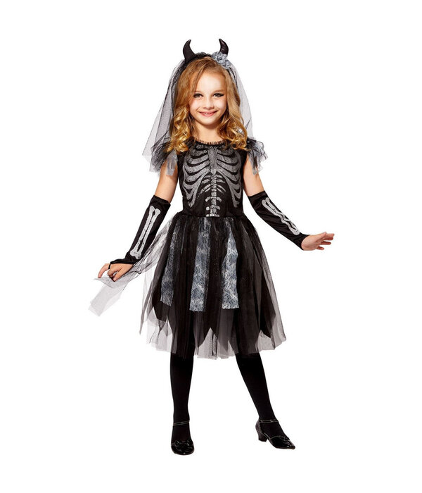Skelet Bruid Meisje Kostuum Carole