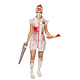 Kostuum Zombie nurse 4-delig