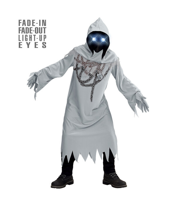 Geketende Elektro Geest Jongen Kostuum