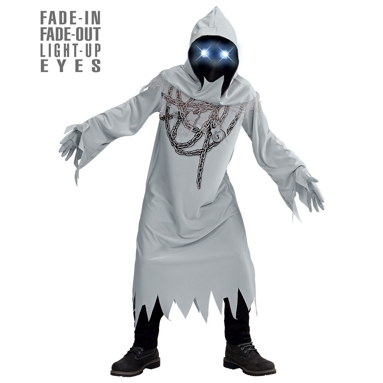 Geketende Elektro Geest Jongen Kostuum afbeelding