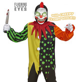 Horror Clown Jongen Kostuum Elektro