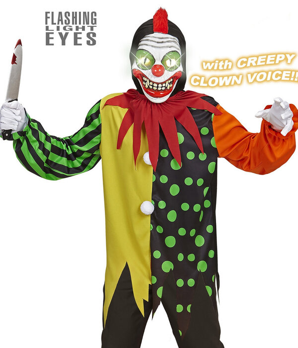 Horror Clown Jongen Kostuum Elektro