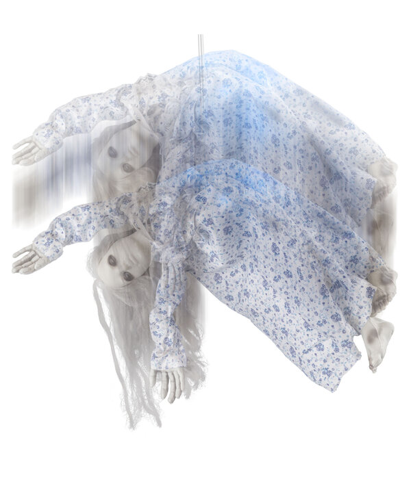 Zwevende Zombie Dame Halloween