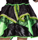 Jurkje Heks Groen Kind Kort Luxe