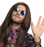Hippiebril blauw