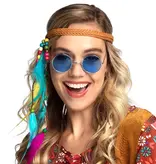 Hippiebril blauw