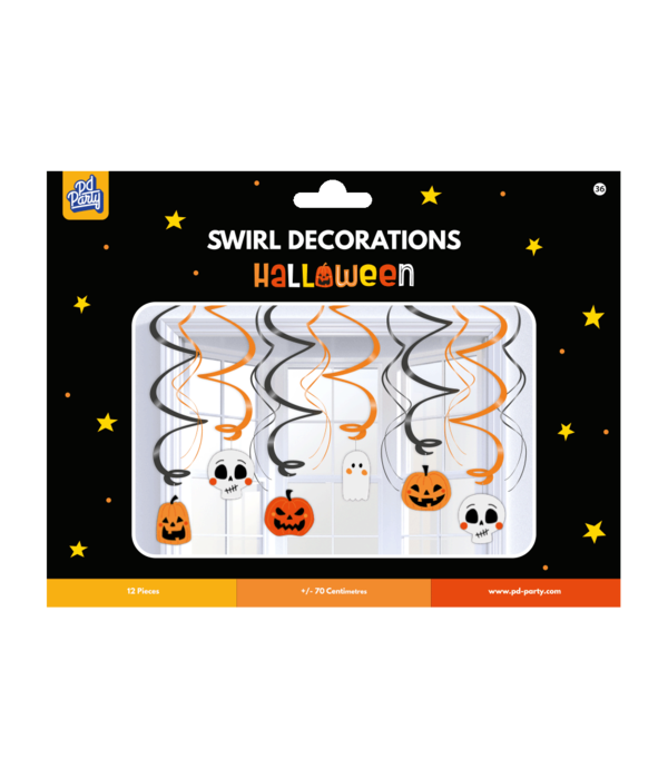 Swirl Decoraties Halloween Halloween (12st)