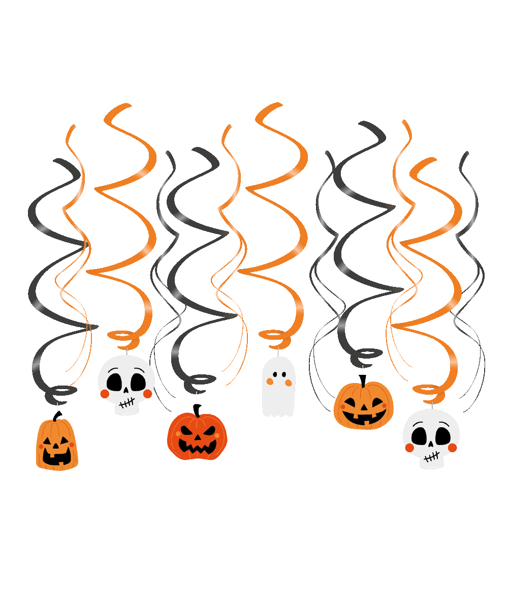 Swirl Decoraties Halloween Halloween (12st)