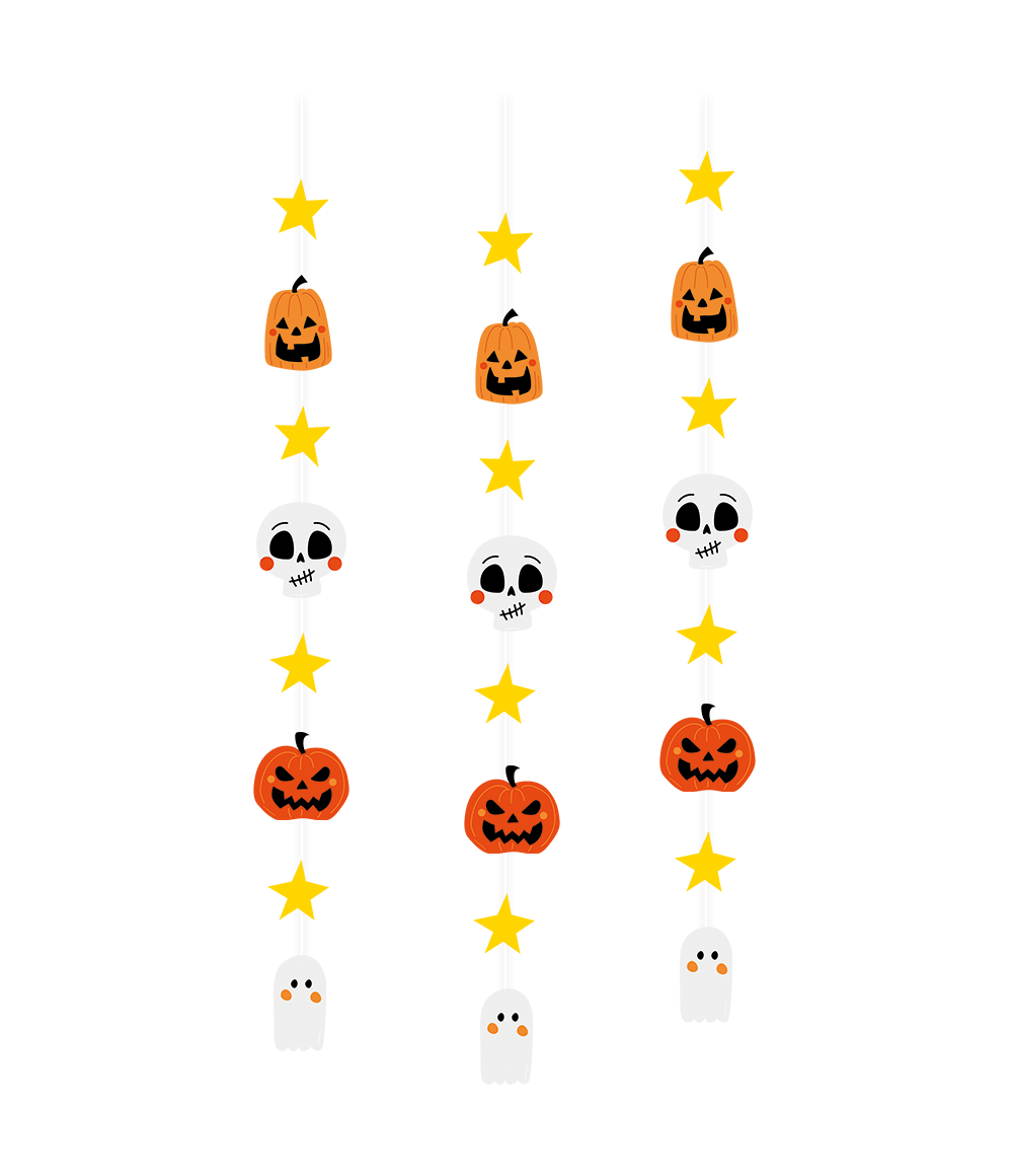 Happy Halloween Hangende Decoratie (3st)