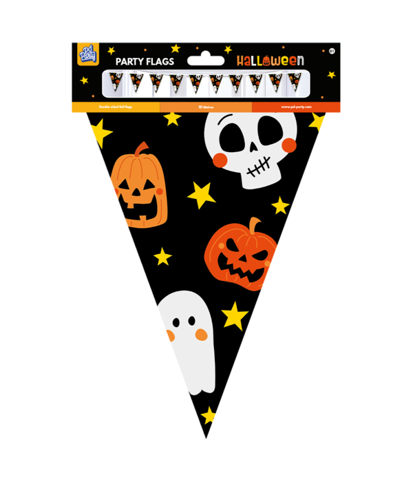 Party Vlaggenlijn Happy Halloween (10m)