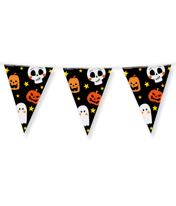 Party Vlaggenlijn Happy Halloween (10m)