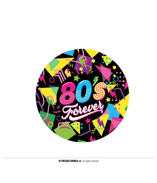 80's Forever Party Schaal (32cm)