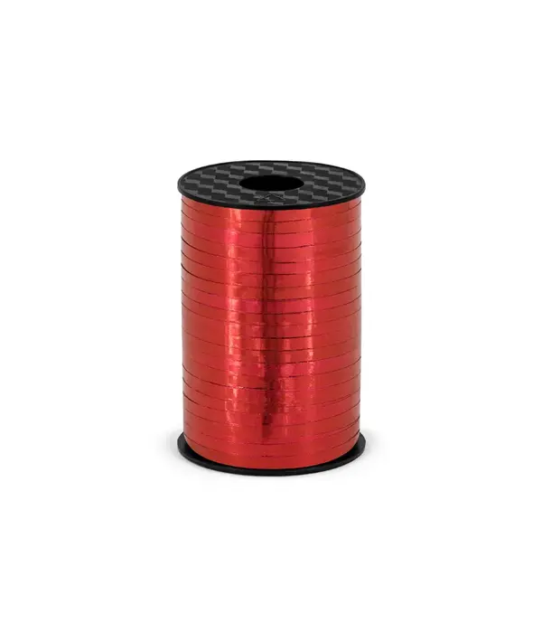 Polyband Metallic Rood - 225m